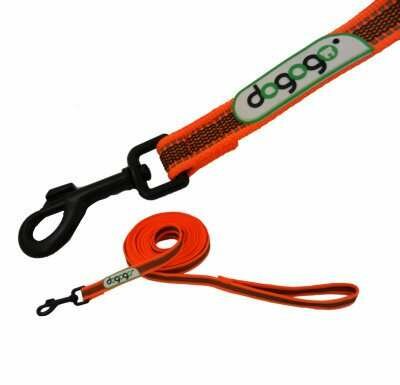 Dogogo Antislip Riem Met Handvat 20mm Oranje  3  meter