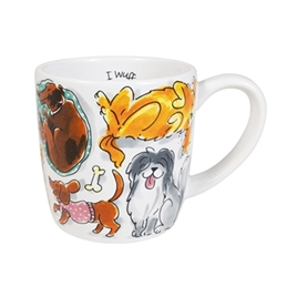 Blond Amsterdam Chunky Mok Dog Love 500 ml per 4 stuks