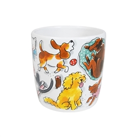 Blond Amsterdam Chunky Mok Dog Love 500 ml per 4 stuks