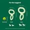 Earth Rated tug toy green rubber