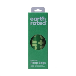EARTH RATED POEPZAKJES LAVENDEL GERECYCLED 300 ST