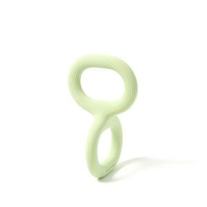 Earth Rated tug toy green rubber